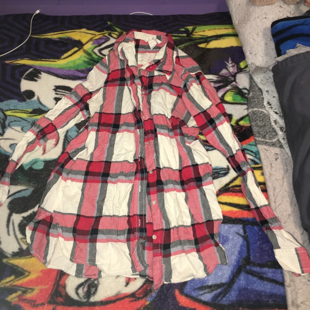 Red and white flannel